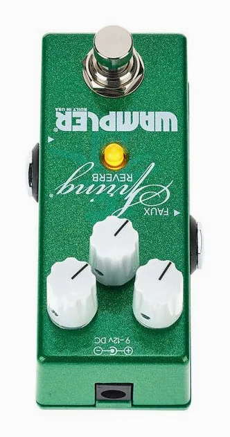 Wampler Mini Faux Spring Reverb, grafica del pannello superiore