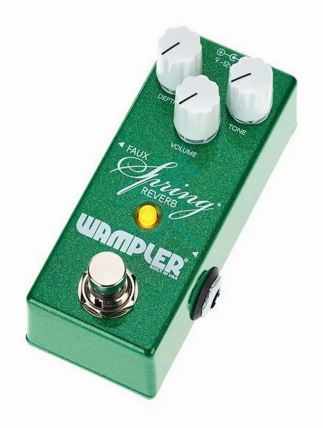 Wampler Mini Faux Spring Reverb fotografato frontalmente