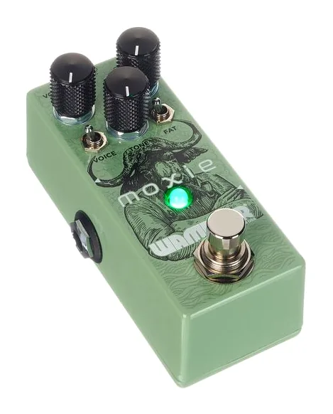 Wampler Moxie Overdrive, footswitch in primo piano