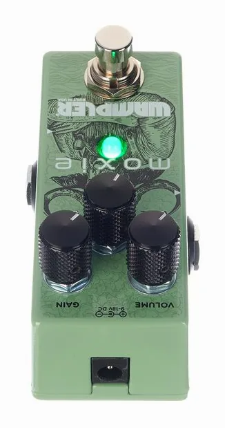 Wampler Moxie Overdrive, grafica del pannello superiore