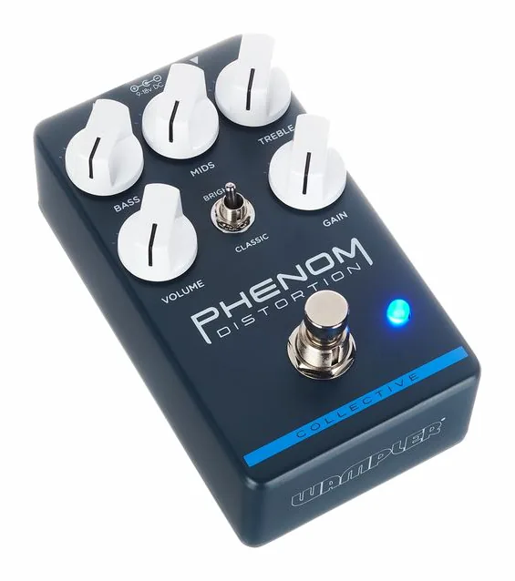 Wampler Phenom Distortion, led e interruttore a pedale
