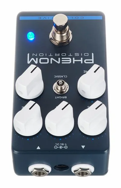 Wampler Phenom Distortion, ingressi e uscite laterali