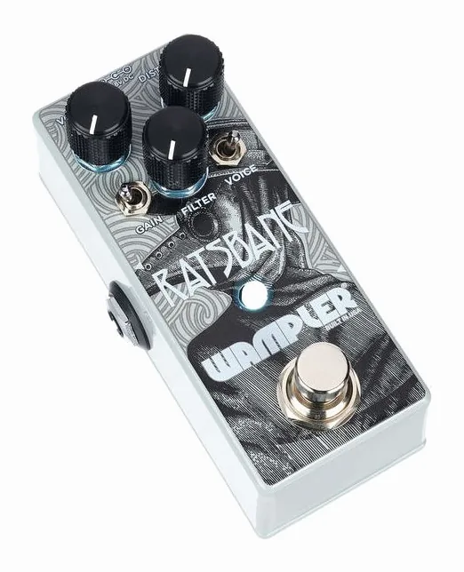 Wampler Ratsbane Overdrive/Distortion, manopole viste dall'alto