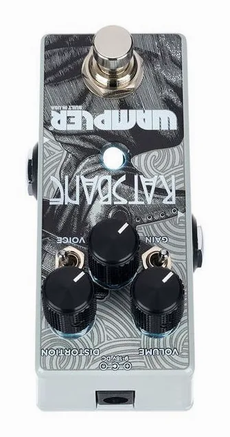 Wampler Ratsbane Overdrive/Distortion, led e interruttore a pedale