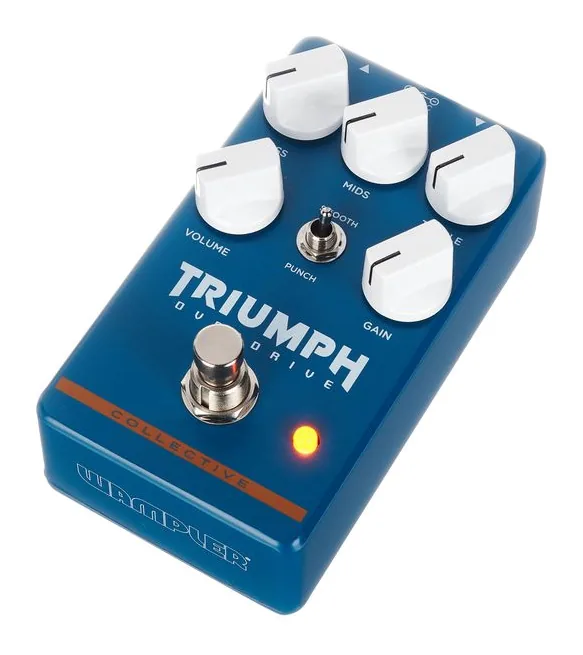Wampler Triumph Overdrive fotografato frontalmente