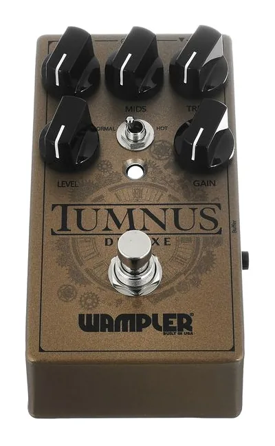 Wampler Tumnus Deluxe Overdrive V2, connettori sul retro dell'unita