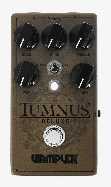 Wampler Tumnus Deluxe Overdrive V2, grafica del pannello superiore
