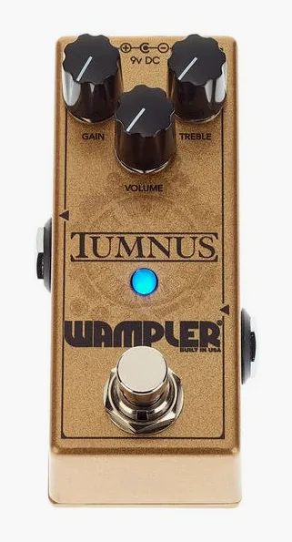 Wampler Tumnus Overdrive V2, connettori sul retro dell'unita