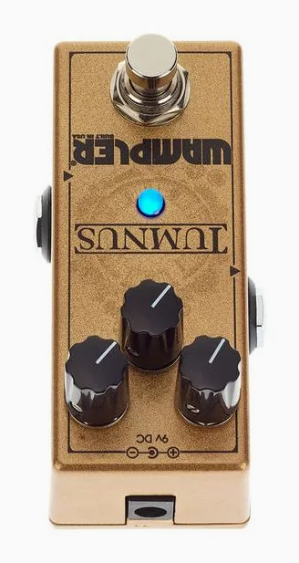 Wampler Tumnus Overdrive V2, connettori sul retro dell'unita
