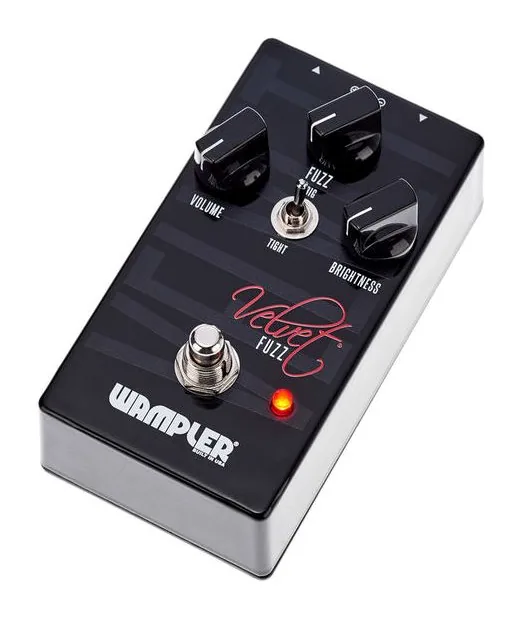 Wampler Velvet Fuzz fotografato frontalmente