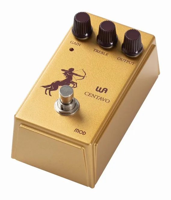 Warm Audio Centavo MOD Overdrive in primo piano frontale