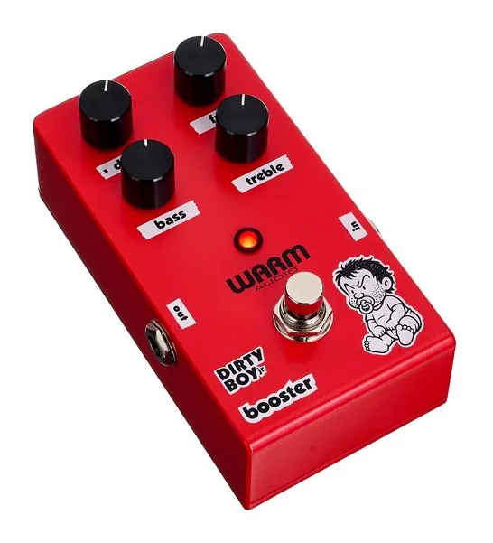 Warm Audio Dirty Boy Jr. Booster, manopole viste dall'alto