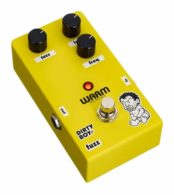 Warm Audio Dirty Boy Jr. Fuzz, manopole viste dall'alto