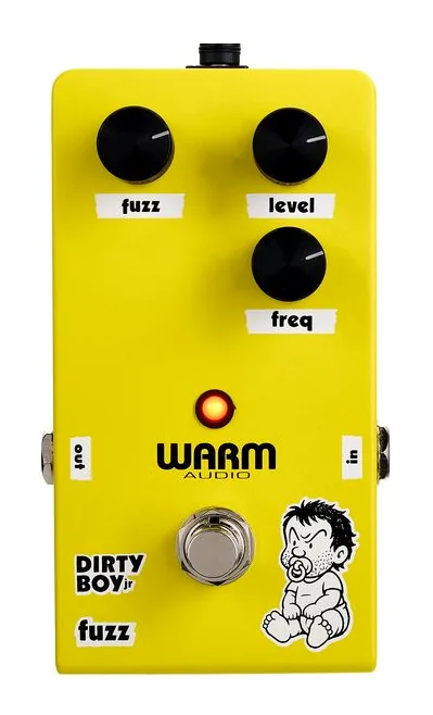 Warm Audio Dirty Boy Jr. Fuzz, connettori sul retro dell'unita