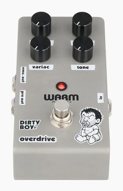 Warm Audio Dirty Boy Jr. Overdrive, connettori sul retro dell'unita