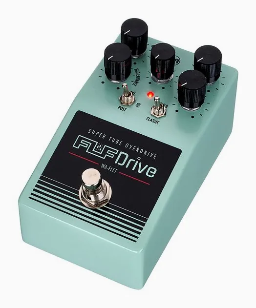 Warm Audio Fluff Drive Limited Ed. Teal, manopole viste dall'alto