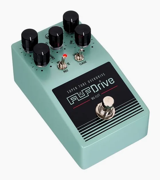 Warm Audio Fluff Drive Limited Ed. Teal, manopole viste dall'alto
