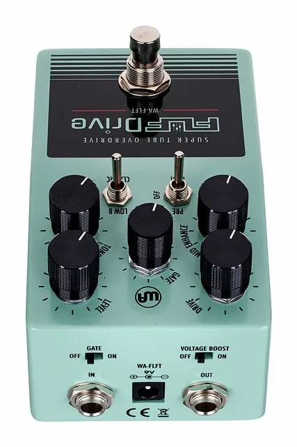 Warm Audio Fluff Drive Limited Ed. Teal, ingressi e uscite laterali