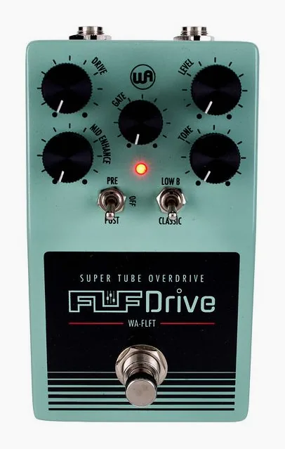 Warm Audio Fluff Drive Limited Ed. Teal, manopole viste dall'alto
