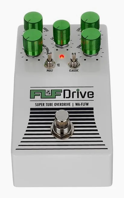 Warm Audio Fluff Drive Limited Ed. White, led e interruttore a pedale
