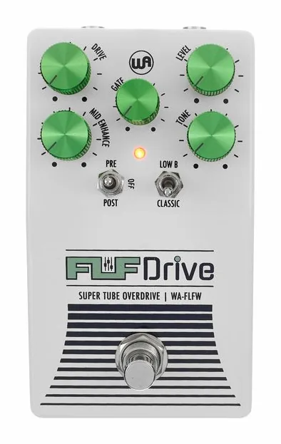 Warm Audio Fluff Drive Limited Ed. White, led e interruttore a pedale