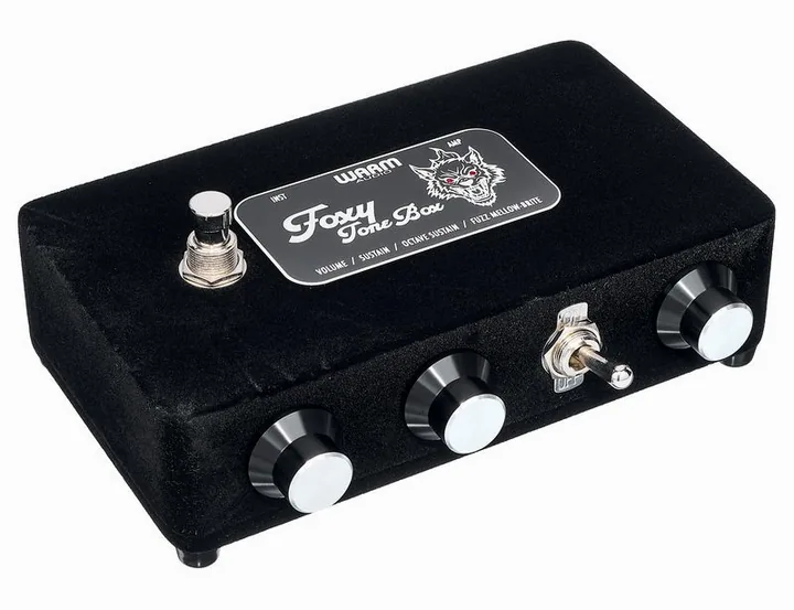 Warm Audio Foxy Tone Box Werewolf Fuzz, grafica del pannello superiore