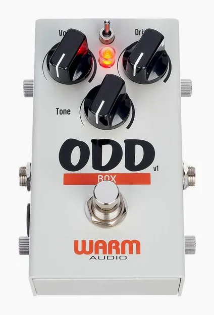 Warm Audio ODD Overdrive, connettori sul retro dell'unita