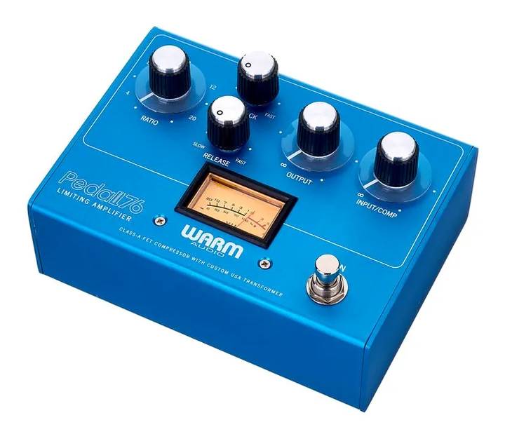 Warm Audio Pedal76 FET LTD Compressor, manopole viste dall'alto