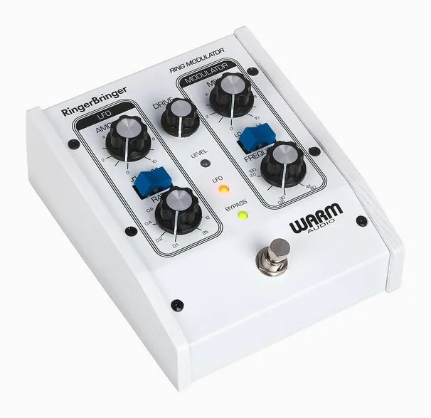 Warm Audio RingerBringer limited White, led e interruttore a pedale