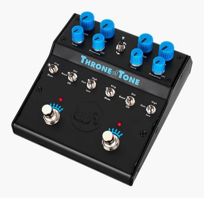 Warm Audio Throne Of Tone Dist/Boost/OD, ingressi e uscite laterali