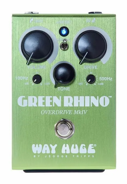 Way Huge Green Rhino MK IV, footswitch in primo piano