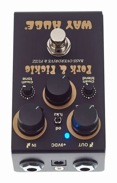 Way Huge Pork & Pickle Bass Overdrive, manopole viste dall'alto
