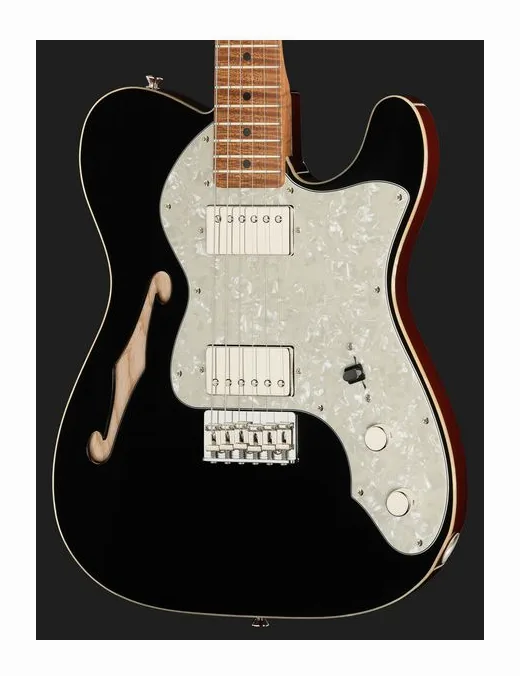 Xotic Guitars XTC-TL Black Top Natural Back, pickup e manopole dei controlli