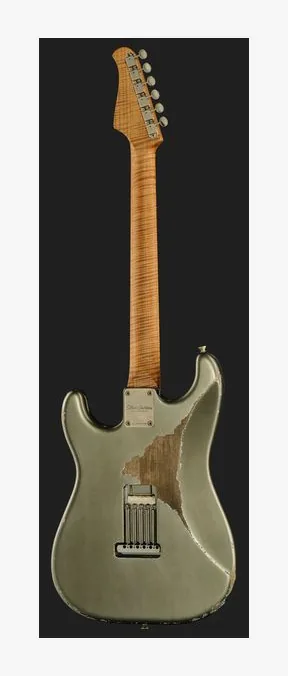 Xotic Guitars XSC-3 Pepper Gray Heavy Aged, profilo laterale del corpo