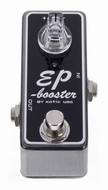Xotic EP Booster, manopole viste dall'alto