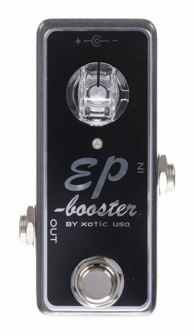 Xotic EP Booster, led e interruttore a pedale