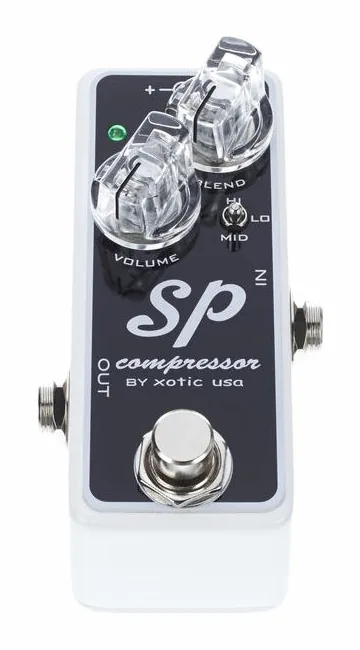 Xotic SP Compressor, grafica del pannello superiore