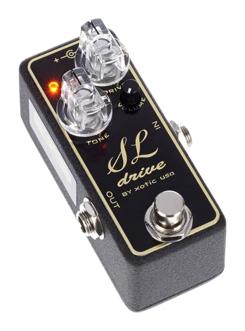 Xotic SL Drive, footswitch in primo piano