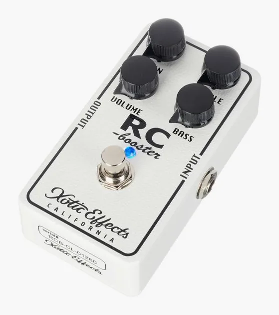 Xotic RC Booster Classic, led e interruttore a pedale