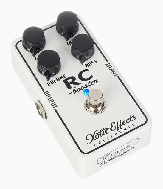 Xotic RC Booster Classic, connettori sul retro dell'unita