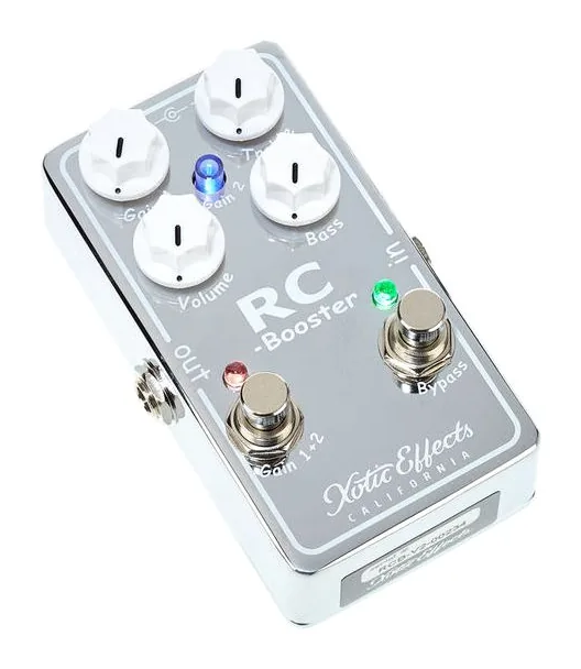 Xotic RC Booster V2 Boost/Overdrive, ingressi e uscite laterali