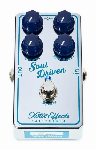 Xotic Soul Driven, connettori sul retro dell'unita