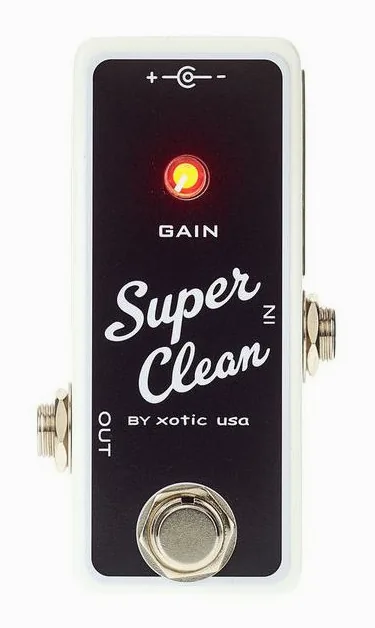 Xotic Super Clean Buffer, connettori sul retro dell'unita