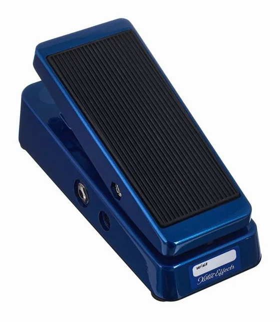 Xotic XW-2 Wah Metallic Blue, grafica del pannello superiore