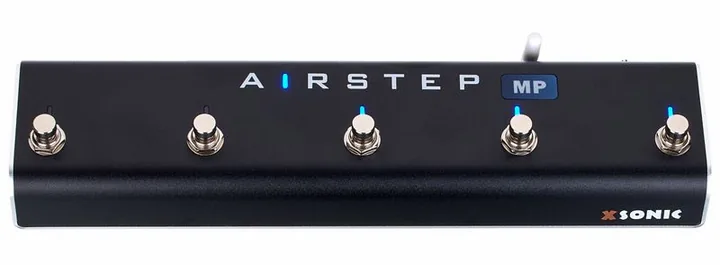 Xsonic Airstep MP Edition Footswitch, connettori sul retro dell'unita