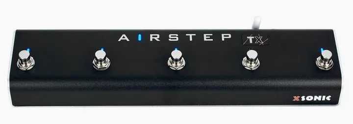 Xsonic Airstep TX Edition Footswitch, connettori sul retro dell'unita