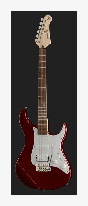 Yamaha Pacifica 112J RM, curve del body viste dall'alto
