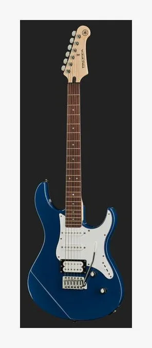 Yamaha Pacifica 112V UBL RL, curve del body viste dall'alto
