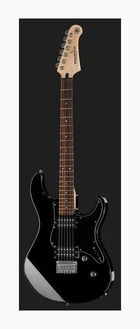 Yamaha Pacifica 120H BK, manico e tastiera visti di lato