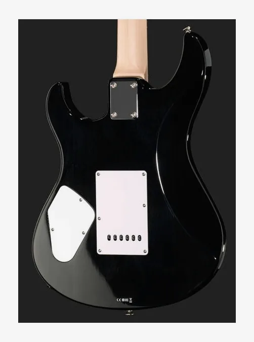 Yamaha Pacifica 212V FM TBL, vista posteriore del corpo